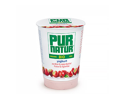 Fruityoghurt aardbei - rozenbottel 500g